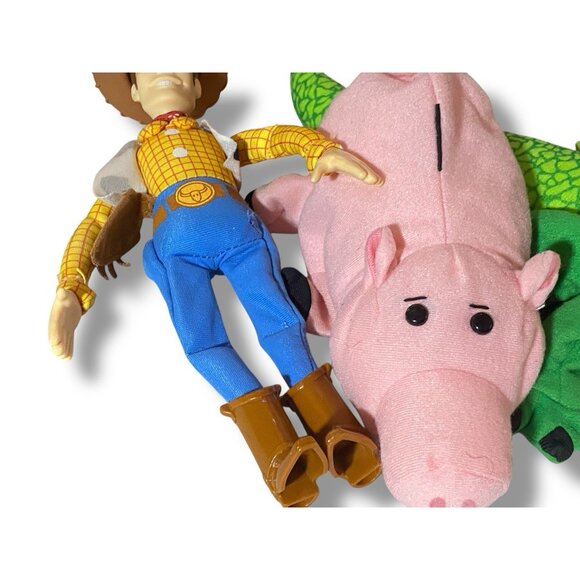 Vintage 1995 Toy Story Puppet Pals Set Burger King Hamm Rex Woody Buzz Lightyear - Picture 6 of 6